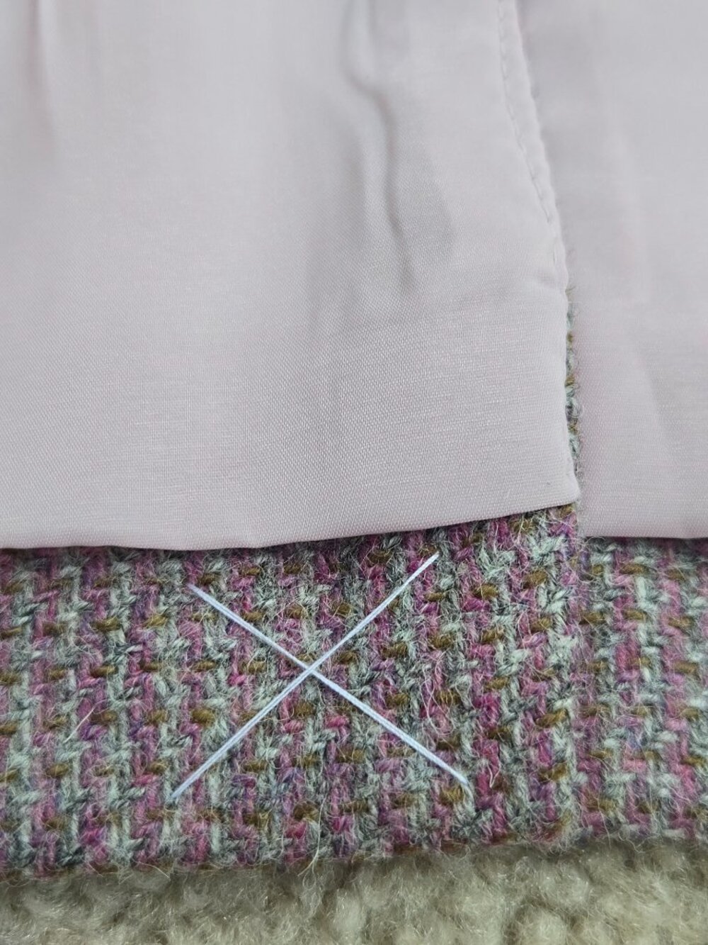 NWT J. Crew 100% Wool Tweed Parke Blazer Lavender and Grey Moon British Cloth - Picture 3 of 11